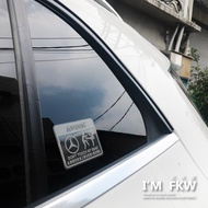 Reflective House FKW C300 CLA C200 GLC A180 BENZ Universal Car Warning Sticker Waterproof Sunproof C
