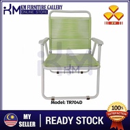 KM Furniture 3V Lazy Chair w String/ Strap Relax Chair/ Foldable Folding Chair/ Kerusi Malas (Random