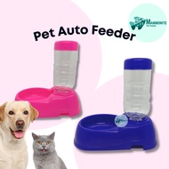 Pet Dog Cat Auto Feeder Food Water Container DHD70