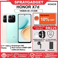 HONOR X7d (16GB*(8+8)RAM +512GB ROM) Ultra-Tough Triple Defense l 35W HONOR SuperCharge🎁HONOR Malays