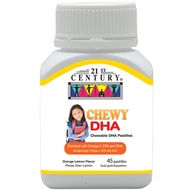 21 ST CENTURY CHEWY DHA ENRICHED WITH OMEGA-3, EPA AND DHA 45 PASTILLES