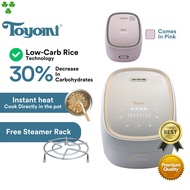 Toyomi 0.8L SmartHealth IH Rice Cooker With Low Carb Pot RC 51IH-08