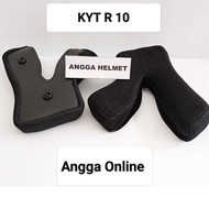 KYT R10 Cheek Foam, KYT R 10 Cheek Helmet Foam