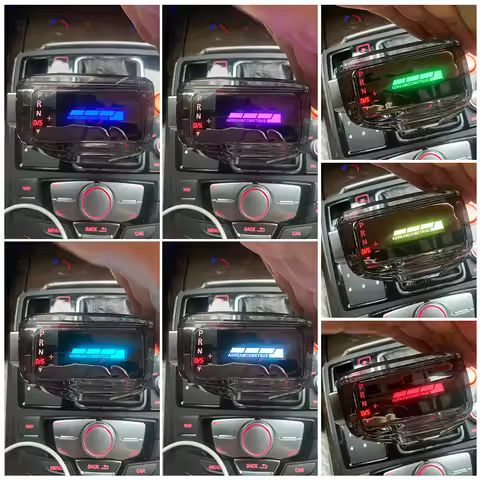 LED Crystal Gear Shift Knob Stick for Audi A6 C6 C7 A4 B8 S6 A7 A5 8t Q5 8R Q7 4L A3 8P S5 S7 Gearbo