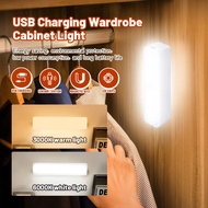 แถบแสงเซ็นเซอร์ตรวจจับการเคลื่อนไหว LED Everwarm ไฟกลางคืนไฟใต้ตู้ชาร์จ USB ได้ไร้สายแม่เหล็กสำหรับตู้เสื้อผ้าตู้เสื้อผ้าห้องน้ำห้องนอนไฟประดับผนัง