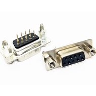 DP9 Vinyl Female Head Male Head db9 Serial Seat Welding Plate Type with Fixing Screws Rivet Harpoon 