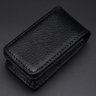 DUFAN DUFAN Lighter Accessories Narrow Machine Leather Case Black Leather Suction Buckle Waist-Hangi