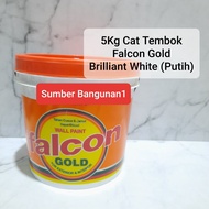 Cat Tembok putih Brilliant White 5 kg FALCON GOLD dinding 5kg triplek