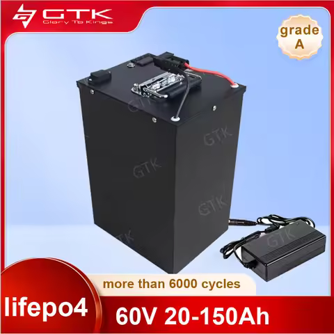 Gtk 60V 20Ah 30Ah 40Ah 50Ah 60AH 80Ah 100Ah 120Ah lfp lifepo4 lithium battery pack lipo for two whee
