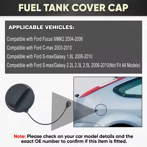 Fuel Gas Tank Cap Cover For Ford Focus Mondeo 6G91-9030-AD 6G919030AD 1589085 3M5A9030DE 6G9Z9030B 1