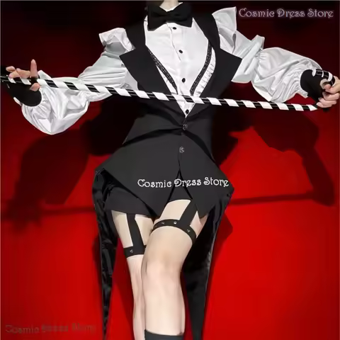 Ouji Jirai Kei Gothic Alt Femboy Prince Costume – White Shirt + Black Vest + High Waist Shorts Set, 
