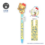 Hello Kitty 招財貓 金運 Sanrio Funbox 日本製 黑色 原子筆 按掣公仔頭和手會郁動 (24518701)