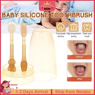3 in 1 Silicone Baby Toothbrush Set 0-18M Toddler Teeth Brush Tongue Brush Cleaner Infant