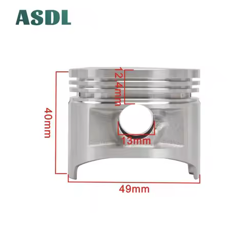 Piston and Ring Kit For Yamaha XV250 Virago 1989-1993 XC125 XVS250 XV250S Virago 49mm 49.25mm 49.50m