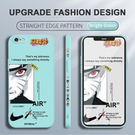 For iPhone 7 Plus 8 Plus 6 Plus 6s Plus SE 2020 SE 2022 New Cartoon Anime Naruto Pattern Side Design Liquid Silicone Casing Full Cover Camera Shockproof Protection Phone Case
