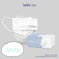 **ลดราคา** Welcare mask หน้ากากอนามัย เวลแคร์ 50 ชิ้น/กล่อง size ผู้ใหญ่ (สีขาว) พร้อมส่ง ของแท้