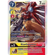 Digimon Card Code BT12-042 - RizeGreymon - Digimon - Rare