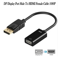 4K/1080P DisplayPort DP Male to HDMI Female Cable Adapter Display Port Converter for Projector HP Dell Laptop