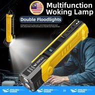 SmilingShark GZ5106 LED Torch Light 7Mode Type-c Rechargeable Magnet Flashlight 7modes Back Clip Wor