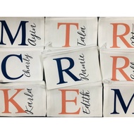 Customized Initials Name Wallet/ Customized Pouch - Katsa/Canvas Wallet/Pouch - Souvenirs