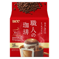 UCC 職人掛耳滴漏咖啡 醇香摩卡(紅色)16杯入(4901201157424)【平行進口】不同包裝隨機發