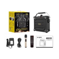 ลำโพงบลูทูธแบบพกพา W-King K3H/k3h(HIGHT CLASS)กำลังขับ100Wพลังเสียงดังซะใจ เบสหนักของแท้ 100% ฟรีไมค