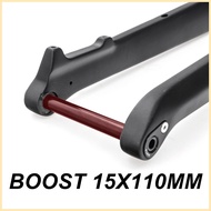 ✗ ◫ ❈ KOCEVLO Boost Mtb Carbon Fork 27.5/29er 110*15mm Downhill Mountain Bike Rigid 1-1/8"-1-1/2