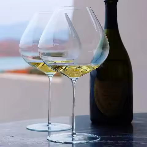 France Sydonios Style Upscale Burgundy Cup Crystal Handmade Extremely Thin Wine Glass Aroma Enlarge 