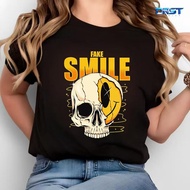 DRST.WEAR - Disto Men's and Women's T-Shirts FAKE SMILE DR-0573 Tops