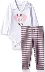 Ultimate Baby Flexy 2 Piece Set (Pant with Long Sleeve Polo Bodysuit)