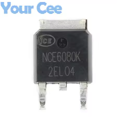 10pcs NCE6080K NCE6080 6080 TO-252-2 60V/80A N-channel MOS FET Chip NCE0110K NCE2060K NCE3080K NCE30