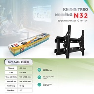 Led TV mount, tilting TV shelf frame from 19inch-65inch, adjustable tilt angle 15 degrees + screws N