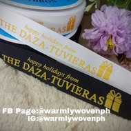 GROSSGRAIN RIBBON PERSONALIZED 50 YARDS PER ROLL
