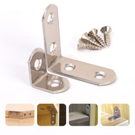 Right Angle Corner Brace Fastener Hardware Stainless Steel L-shaped Shelf Brackets Support / Peg Pin Partition Plate Separat Fixed Clips / Furniture Holder Cupboard Cabinet /