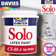 COAT SAVER SOLO Flat Latex White (1 liter)