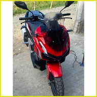 ஐ ◊ ✴ HONDA ADV 150 & 160 WINDSHIELD SMOKE BLACK RED COMBINATION