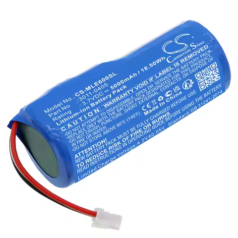 Replacement Equipment, Survey, Test Battery for Minelab Equinox 600, Equinox 800 3011-0405 3.7V/mAh