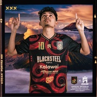 เสื้อกีฬา เสื้อฟุตบอล เสื้อฟุตซอล สโมสร Black Steel ลีกอินโดนีเซีย IMANE (IMAFS BS 1001)