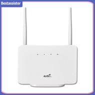 4G LTE CPE Router Modem 300Mbps 4G Router Wireless Modem External Antenna with Sim Card Slot for Home Travel Work