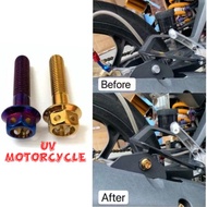 Yamaha Y15zr / y16zr screw titanium exhaust Y15 y16 exzos skru