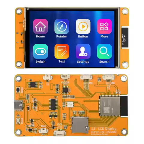 ESP32 WiFi Bluetooth Module Development Board 3.5 Inch ST7796U Drive 320*480 Resolution TFT Intellig