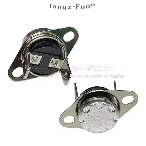 5pcs KSD301 10A250V Bent Foot Activity Ring Temperature Control Switch NC 50 80 90 105 110 115 120 1