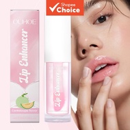 Professional Cantaloupe Lip Oil with Sunflower Seed Oil & Ceramide, Revitalizes Dull Lips, Enhances 