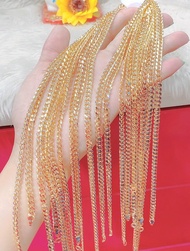Dây Chuyền  Nữ - Nam Mạ Vàng 18k Xinh Đẹp - Dễ Phối Thời Trang - Hàng Xuất Khẩu - Y Vàng Thậ.t - Bao