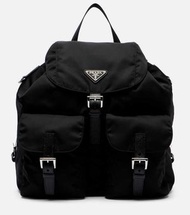 Prada Re-Nylon Medium leather-trimmed backpack