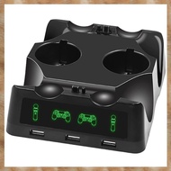[K U Y G] 4 in 1 Controller Charging Dock Station Stand for    VR Move Quad Charger for PS MOVE Cont