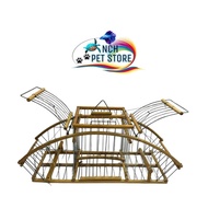 JEBAK BURUNG SANGKAR SERINDIT ROTAN PINTU 2 (2 in 1)