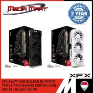 XFX SWIFT AMD RADEON RX 9070XT TRIPLE FAN | OC GAMING EDITION | 16GB | GDDR6 | BLACK | WHITE |