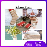 2METER X 4CM REBEN KAIN GUNI / BURLAP RIBBON / LACE RIBEN / RIBBON HADIAH / GIFT WRAPPING RIBBON / R