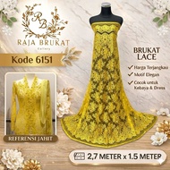Code 6151 - Glossy Laminated Brocade Panel Fabric - Grade B - Length 2.7 m Width 1.5 m - Material fo